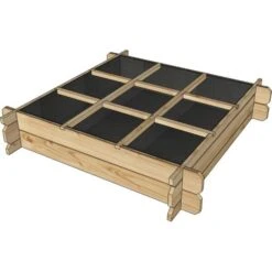 Moestuinbak - Vierkant 140 × 140 × 40 Cm 5 Moestuinbak - Vierkant 140 × 140 × 40 Cm -Zaden Voor Tuin 1596024602 1 600