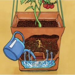 Plantentoren Maxitom Met Waterreservoir - Terracotta -Zaden Voor Tuin 1677510668 5 600