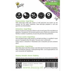 Boerenorchidee Angel Wings - Schizanthus Sinuata Wisetonensis -Zaden Voor Tuin boerenorchidee angel wings schizanthus sinuata wisetonensis 1646840330 432 600