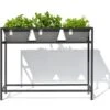 ECOPOTS Berlin Kruidentafel - Grijs 100 X 80 X 36 Cm -Zaden Voor Tuin ecopots berlin kruidentafel grijs 1600852111 1 600