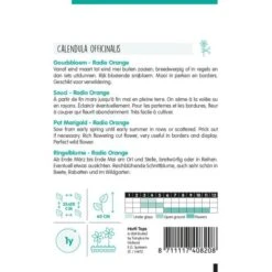 Zaden Voor Tuin -Zaden Voor Tuin goudsbloem radio orange calendula officinalis 1646840359 1039 600