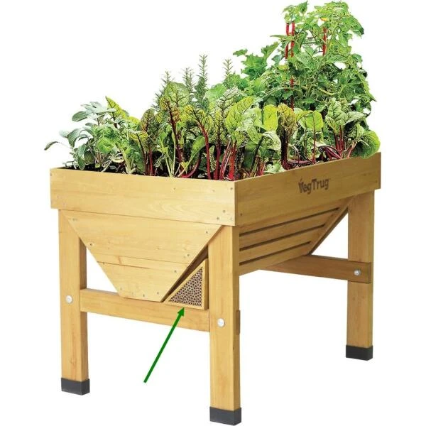 Insectenhotel BEE BAR Voor Vegtrug Naturel 3 Insectenhotel BEE BAR Voor Vegtrug Naturel