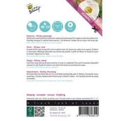 Klaproos Sherley - Papaver -Zaden Voor Tuin klaproos sherley papaver 1646840341 656 600