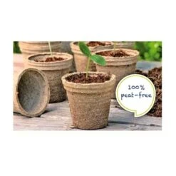 Vezelpotjes Rond 11 Cm - Biologisch Afbreekbaar - Set Van 10 Stuks -Zaden Voor Tuin kokos potjes rond 11 cm 1519296476 1 600