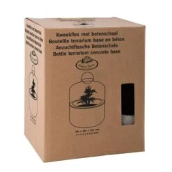 ESSCHERT DESIGN Kweekstolp Glas Op Betonbasis -Zaden Voor Tuin kweekstolp glas op betonbasis 1628768575 1 600