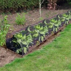 Kweektunnel Met Zwart Gaasnet - 45 × 45 × 300 Cm -Zaden Voor Tuin kweektunnel met zwart gaasnet 1523605609 1 600