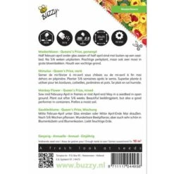 Maskerbloem Queens Price - Mimulus Luteus Tigrinus -Zaden Voor Tuin maskerbloem queens price mimulus luteus tigrinus 1646840329 410 600