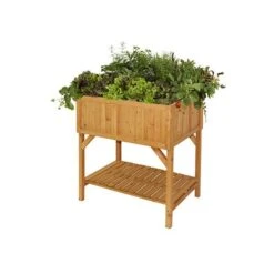 Verhoogde Kweektafel Vegtrug - Naturel